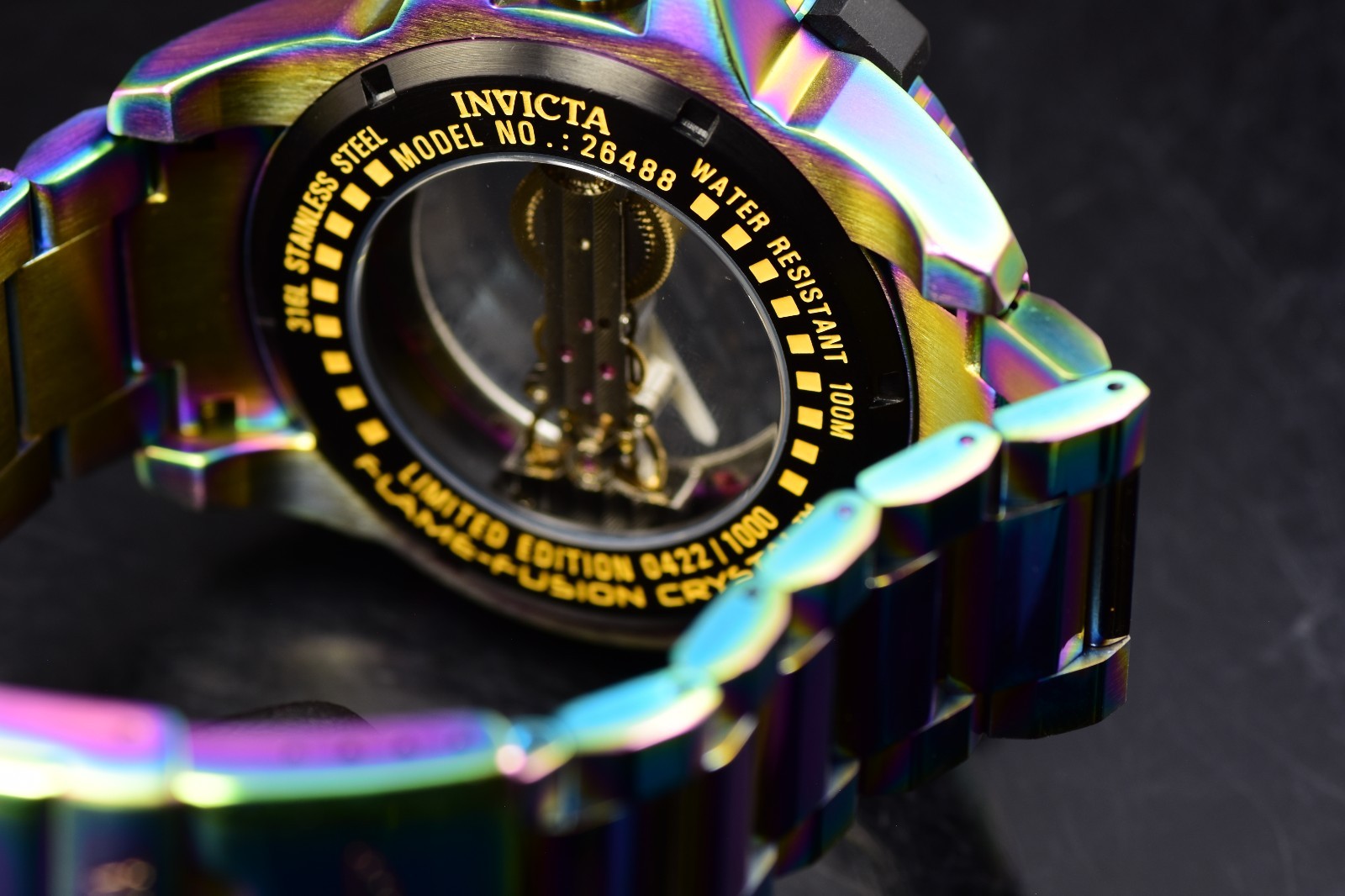 NEW Invicta Women 38mm Grand Diver Black MOP Dial IRIDESCENT Automatic Watch