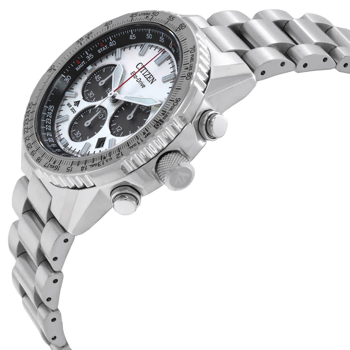 Citizen Promaster Navihawk Chronograph Silver Dial Men’s Watch CA4660-61A