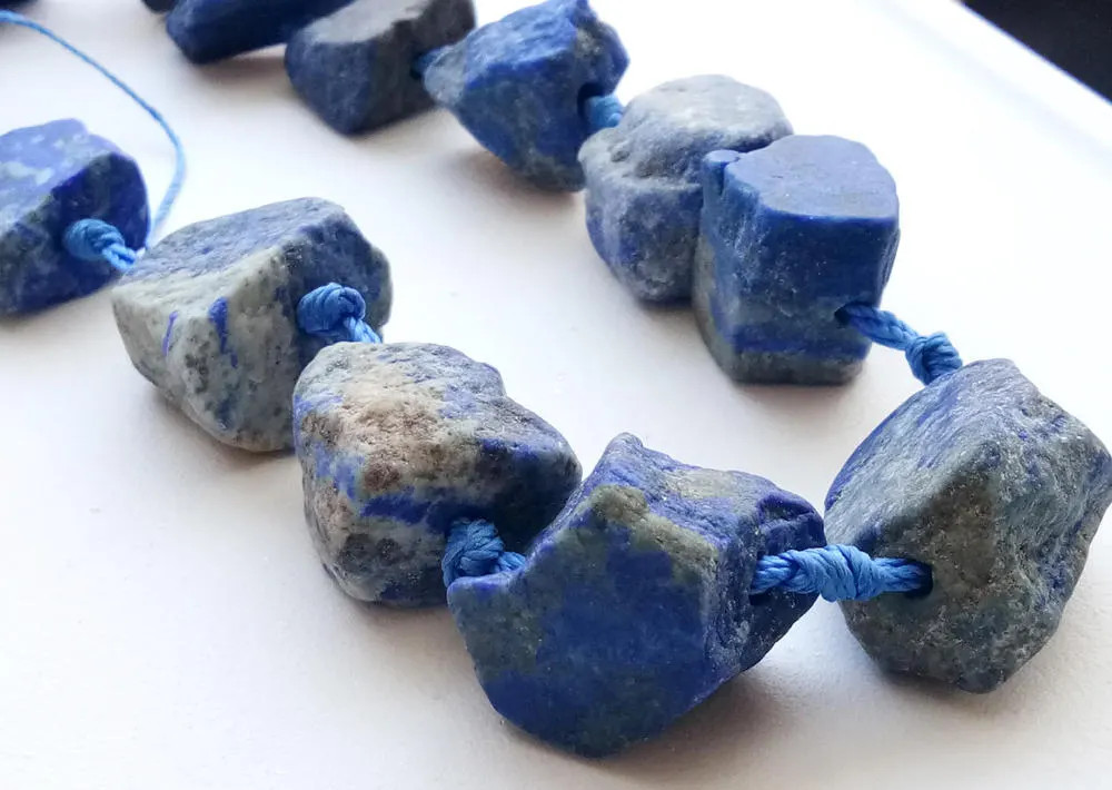22-25mm Huge Raw Sodalite Stone, Natural Loose Rough Gemstone, Sodalite Rough