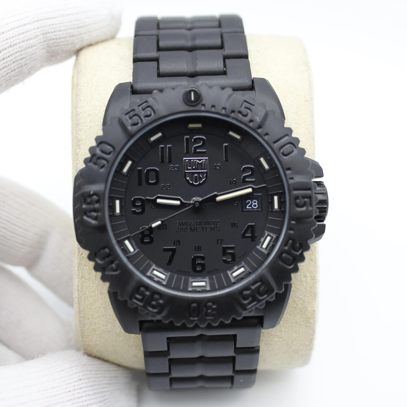 Luminox Navy Seal Colormark Carbonox 44mm Black Dial Quartz MensWatch XS.3052.BO