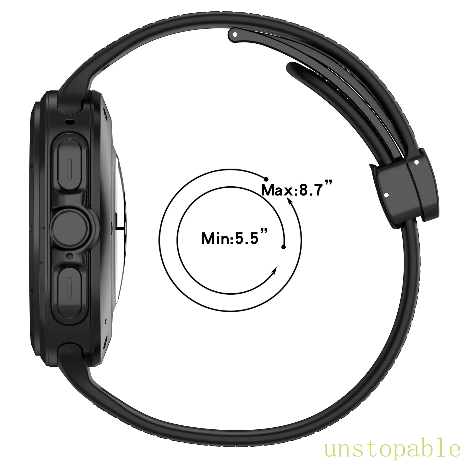 Soft Leather Silicone Strap Band Wristband For Samsung Galaxy Watch 7 Ultra 47mm