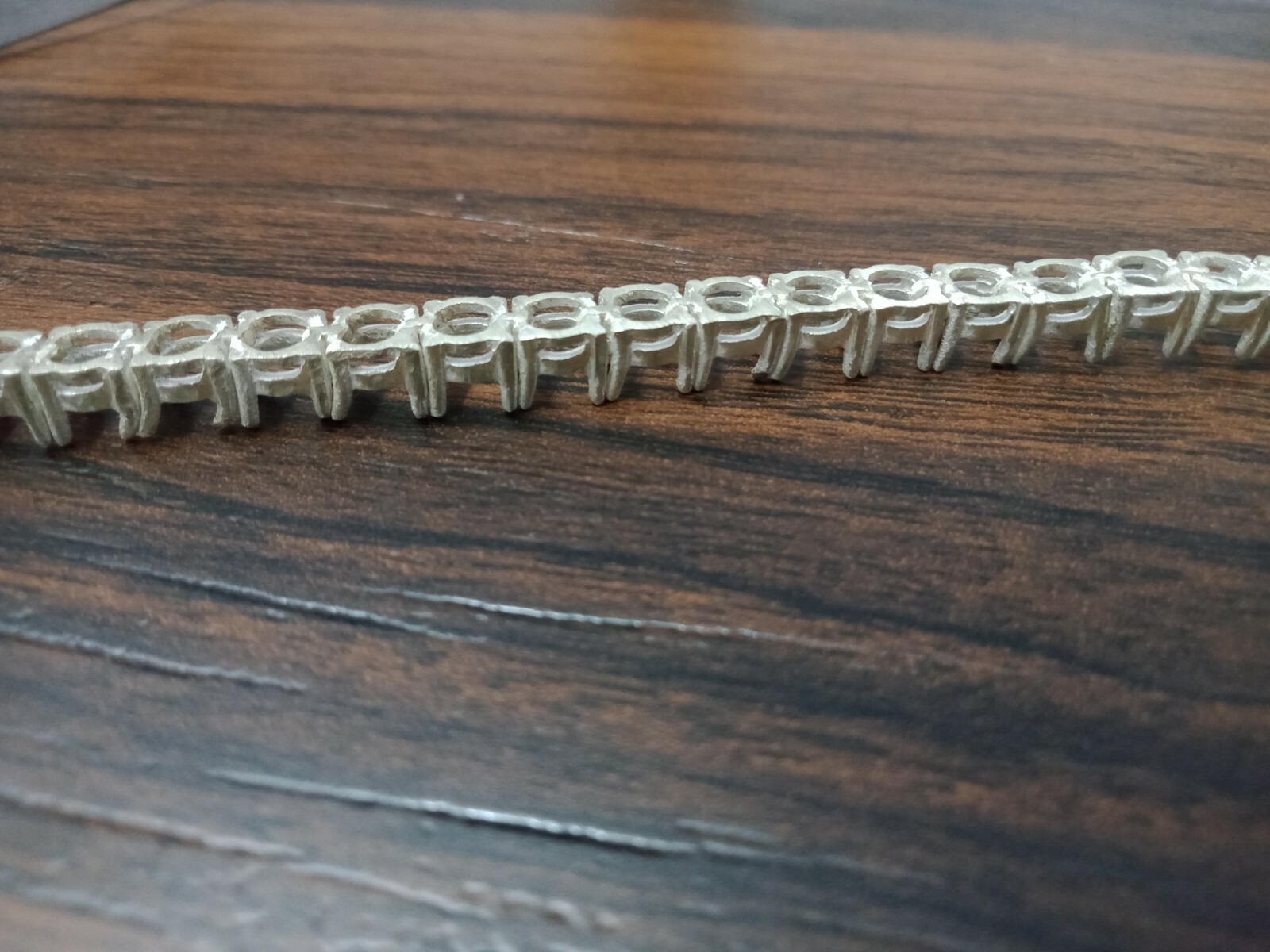 5X5MM Round Semi Mount Bracelet-Without Stone Bracelet-Tennis Bracelet
