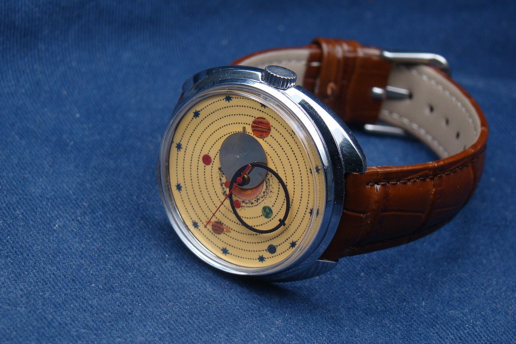 watch RAKETA solar system SPACE PLANET COPERNICUS COPERNIC RUSSIAN SOVIET ussr 3