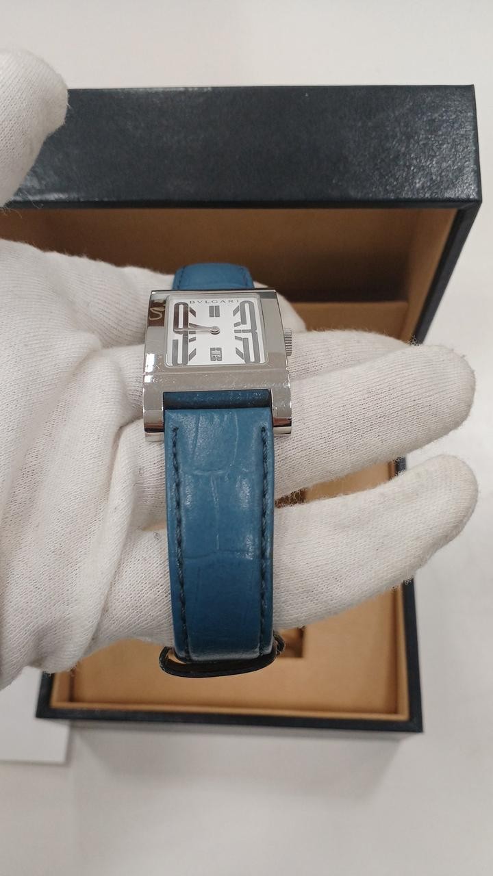 BVLGARI RECTANGLE RT45S vintage quartz movement wristwatch luxury Swiss-made