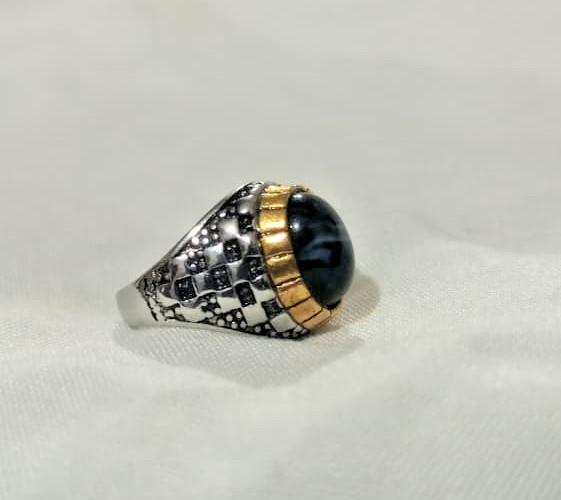 Vintage Style Boys Toddler Ring Silver Color Ages 1 to 3 Years Old
