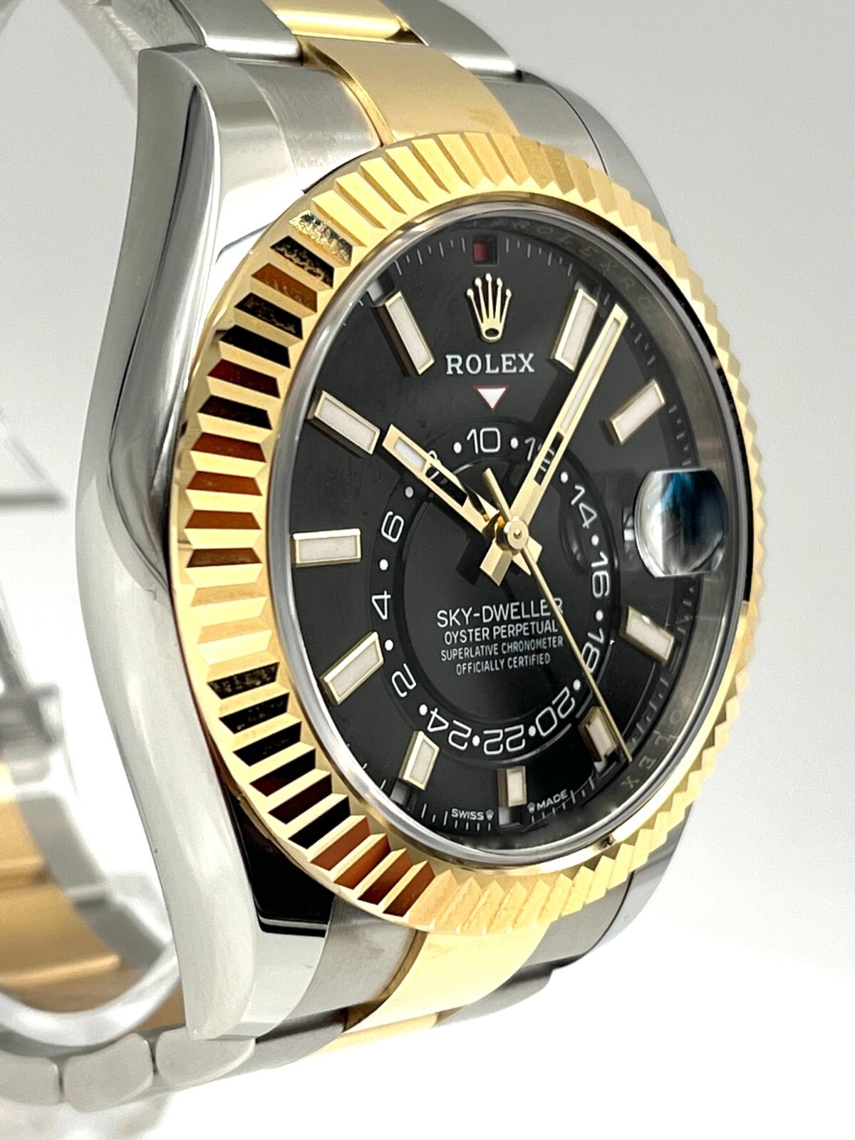 Rolex Sky-Dweller Black Dial Two Tone Oyster Bracelet 336933 Pre-Owned 2023