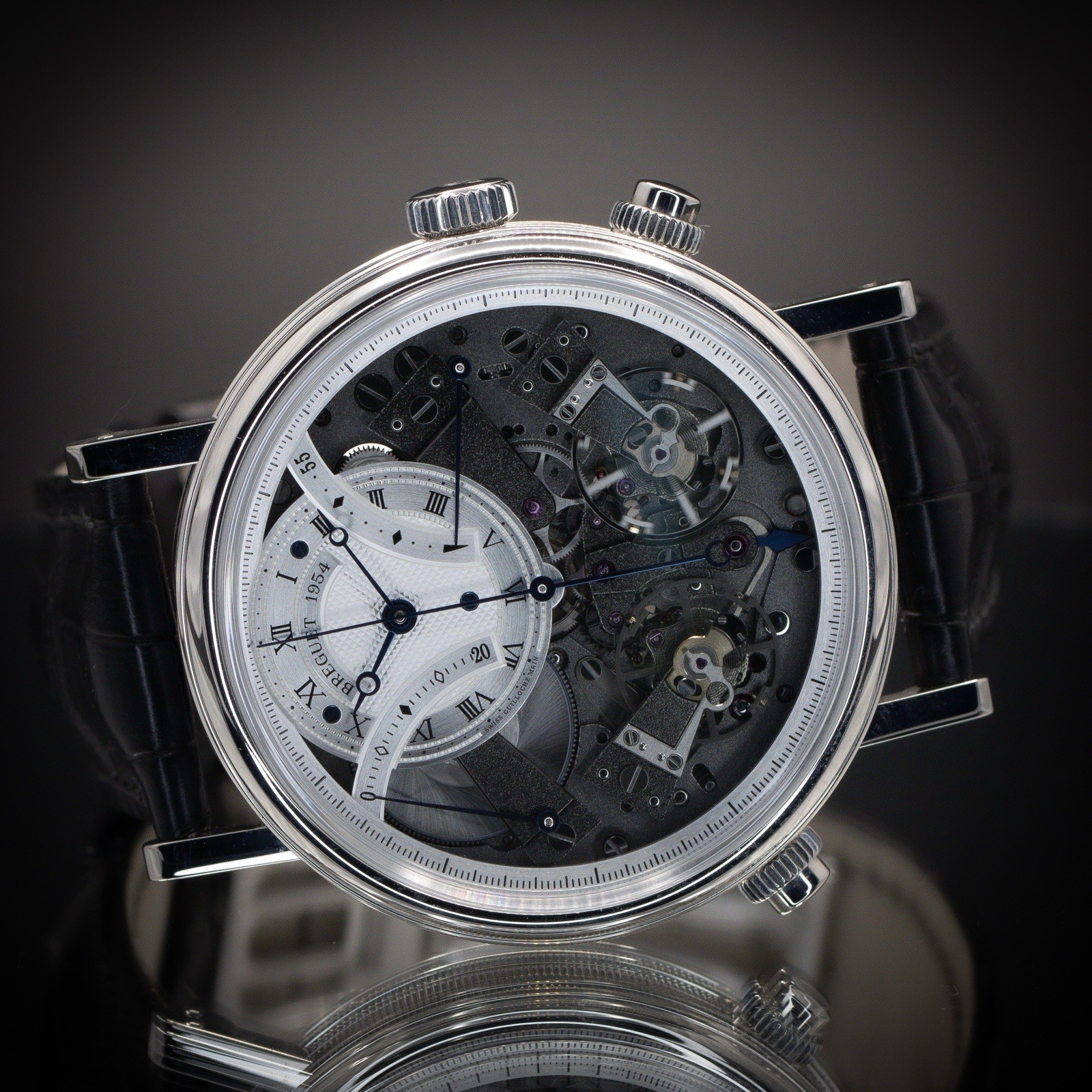 BREGUET Tradition Chronographe Indépendant 7077 18K WG | 7077BB/G1/9XV Full Set