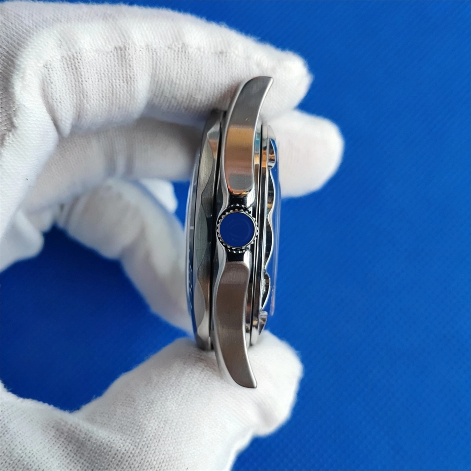 Watch Part Kit for Seamaster 8215 8200 2813 41mm Watch Case+Dial+Hands+Strap