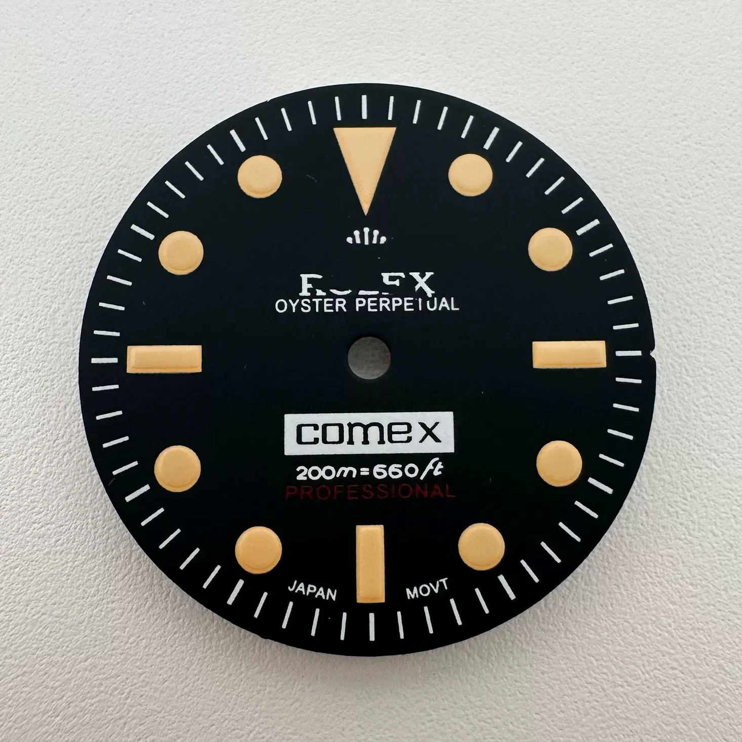 28.5mm Retro Black Watch Dial Green Lume for NH35 NH36 4R 7S Movement Accessorie