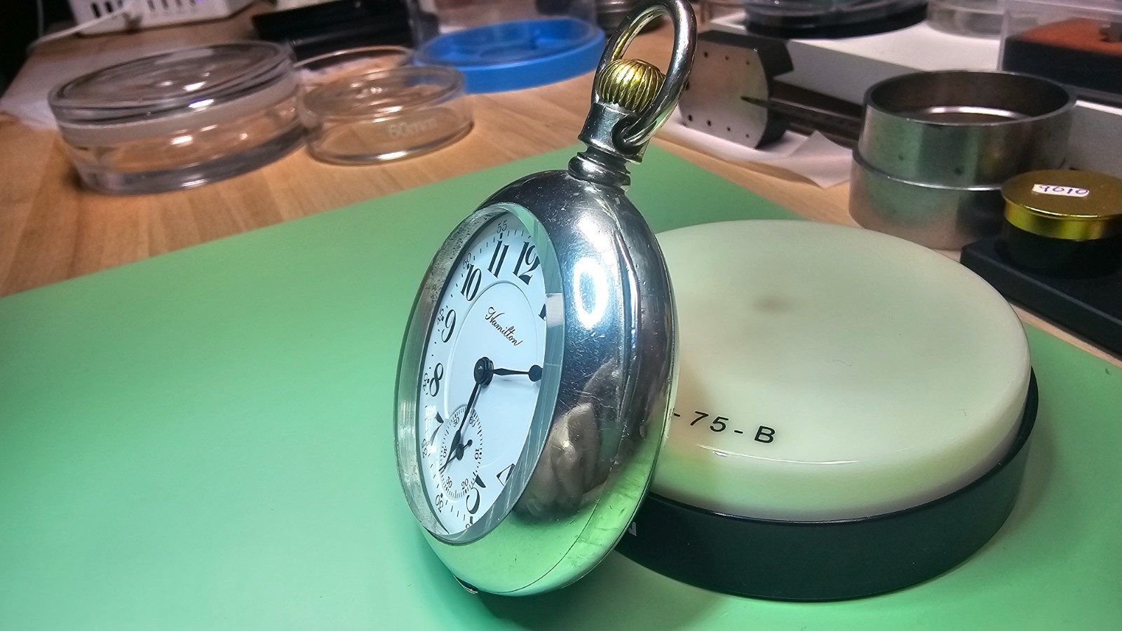 Hamilton Grade 940 21 Jewel “Railroad” grade Pocket Watch Serviced