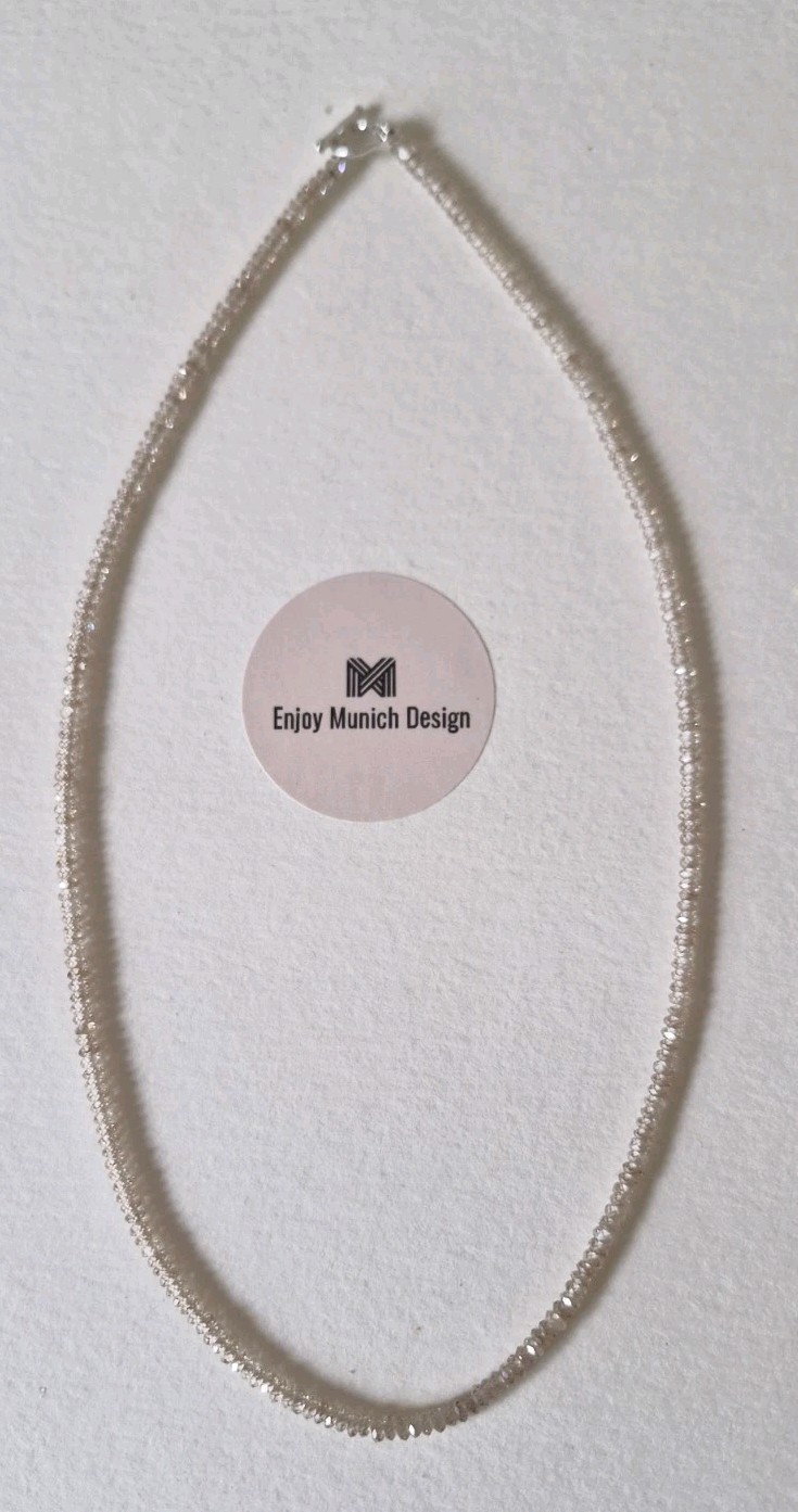 Nude Gemstone Zircon Necklace