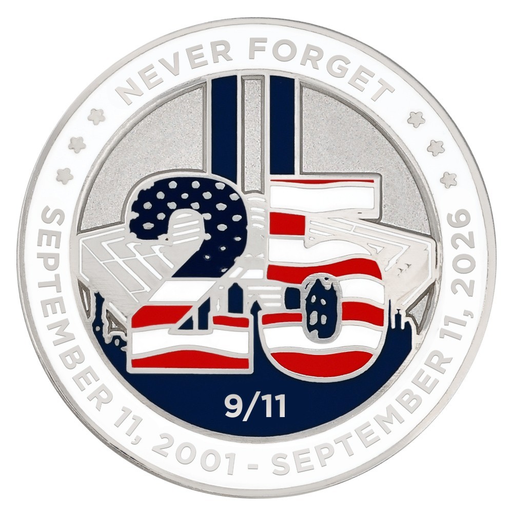 PinMart’s September 11th 25th Anniversary Enamel Pin