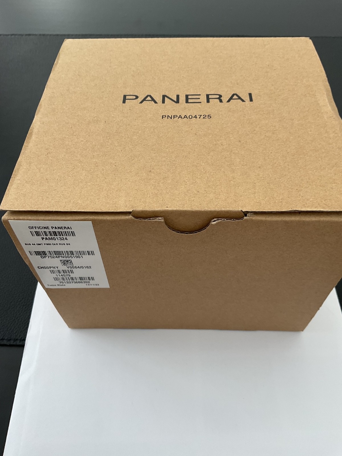 Panerai Submersible GMT Navy Seals Carbotech Limited Edition Black Pam01324
