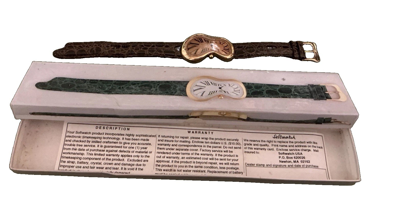 Exaequo Softwatch Rose Gold-Plated Roman Dial Original Box and Strap