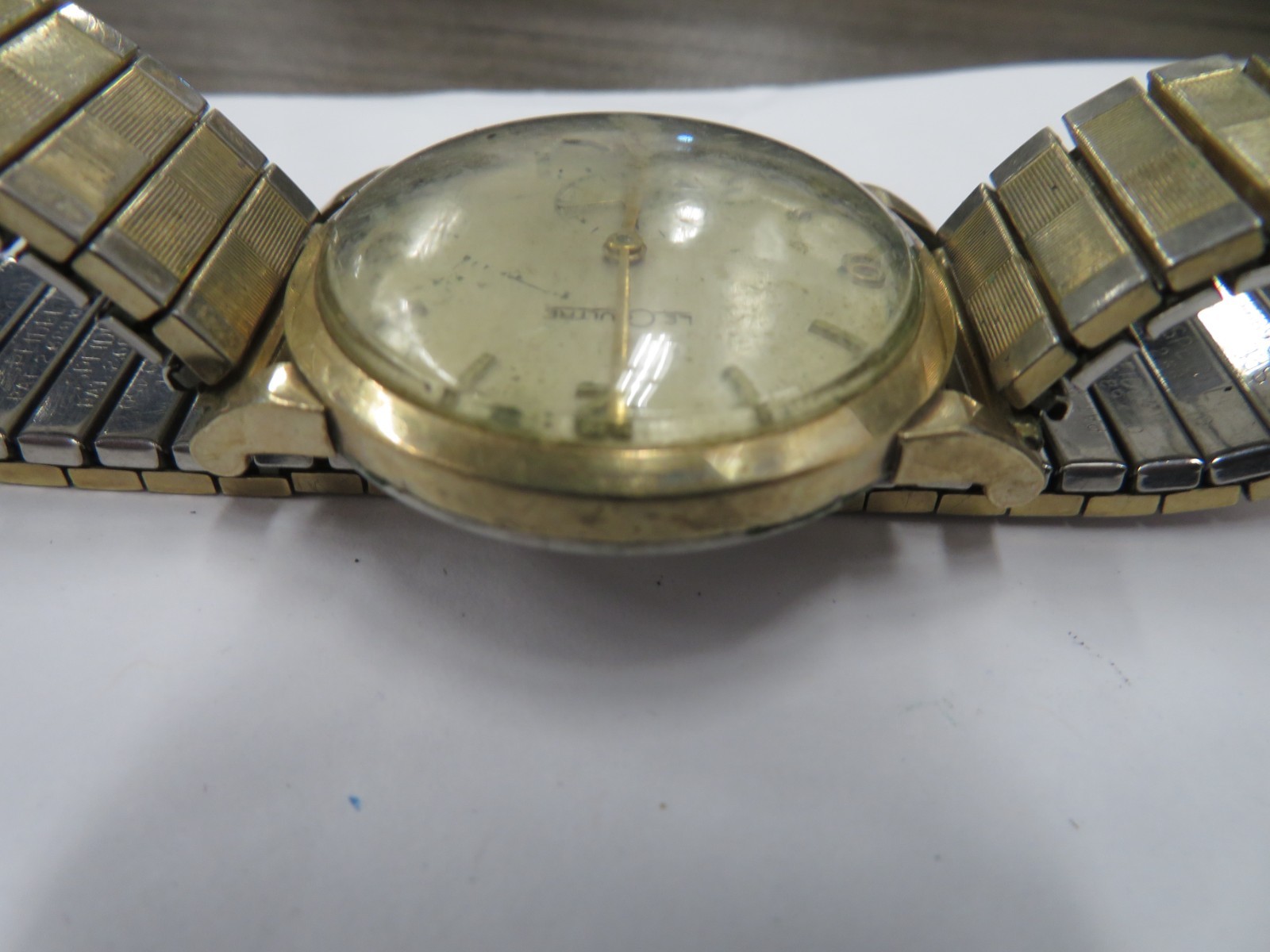 Vtg 1950s Lecoultre 17j Subdial K-480-CW 10K Gold Filled D&A PARTS & REPAIRS