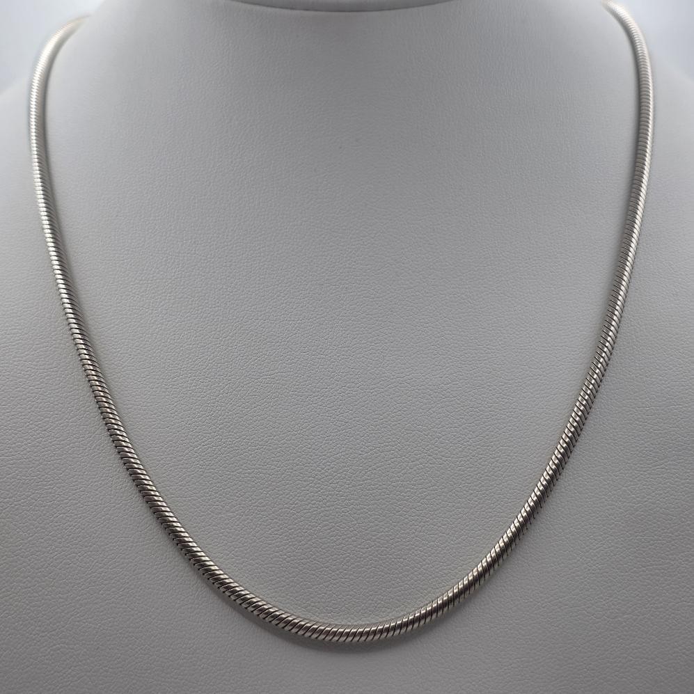 20″ Pandora Moments 925 ALE Silver Snake Chain Charm Necklace 590742HV-50