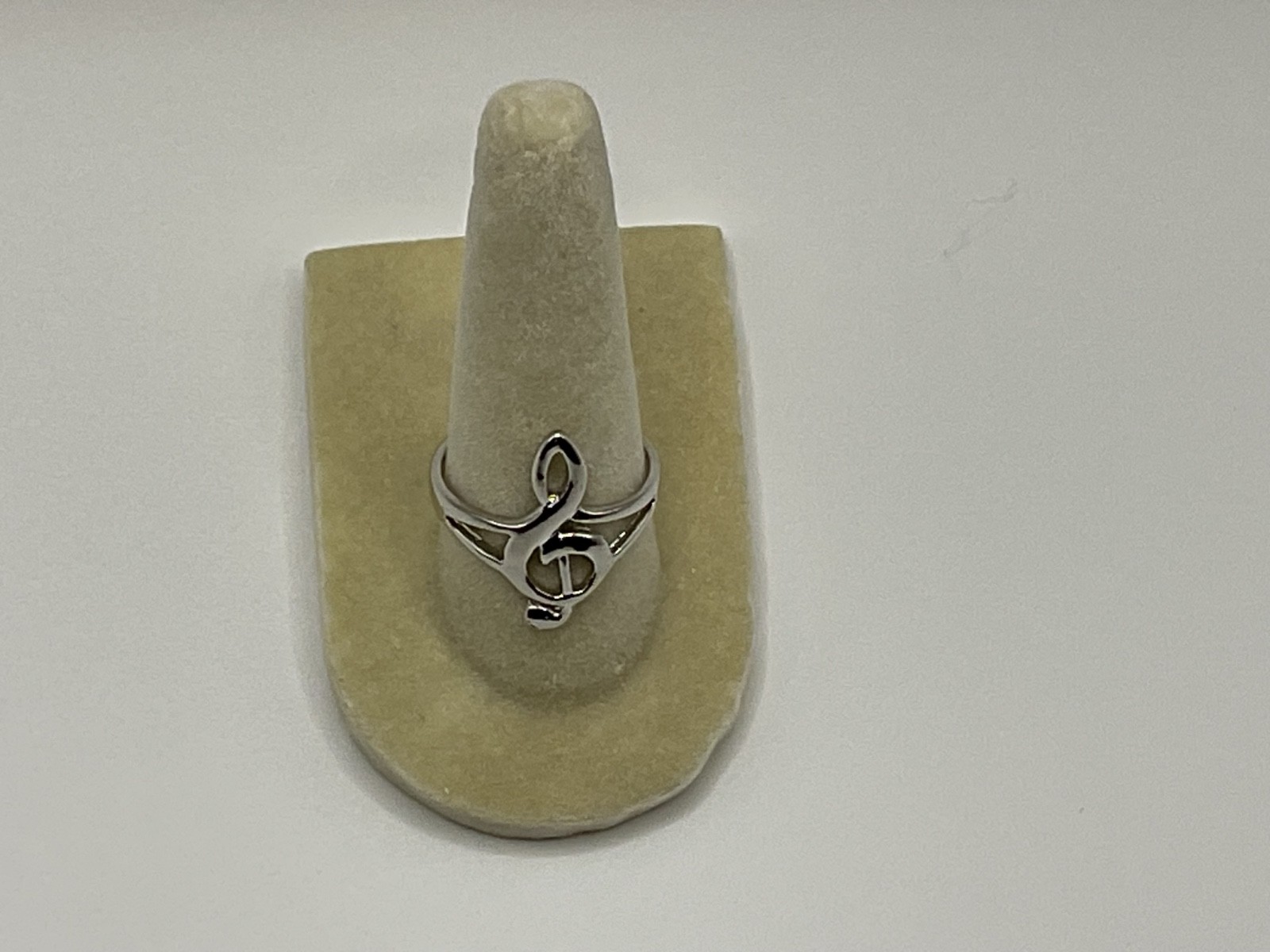 Music Note Sterling Silver Ring