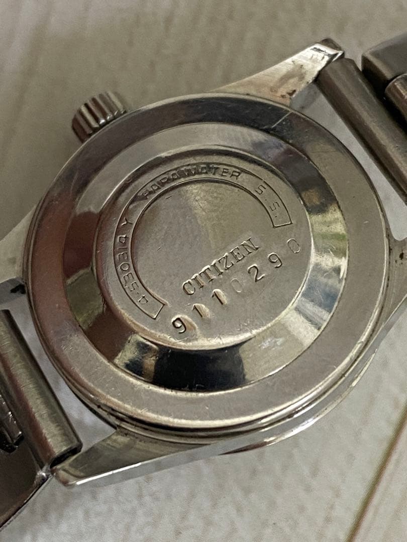 786. CITIZEN Date Star 17 Jewels Manual Winding Working Condition