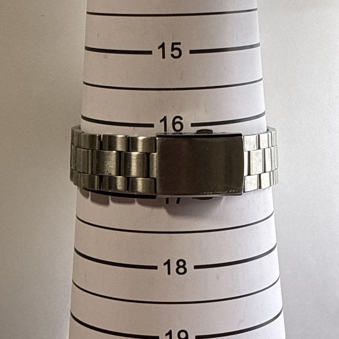 SEIKO 5M42-0E60 Quartz Black Dial Exhibition Case Back Men’s Watch 37.4 mm