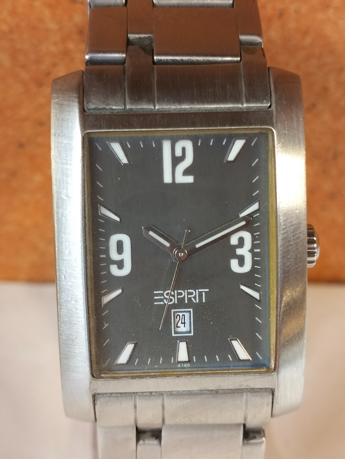 ESPRIT QUARTZ GRAY DIAL 4140 MEN’S FULLY WORKING CONDITION ALL ORIGINAL VINTAGE