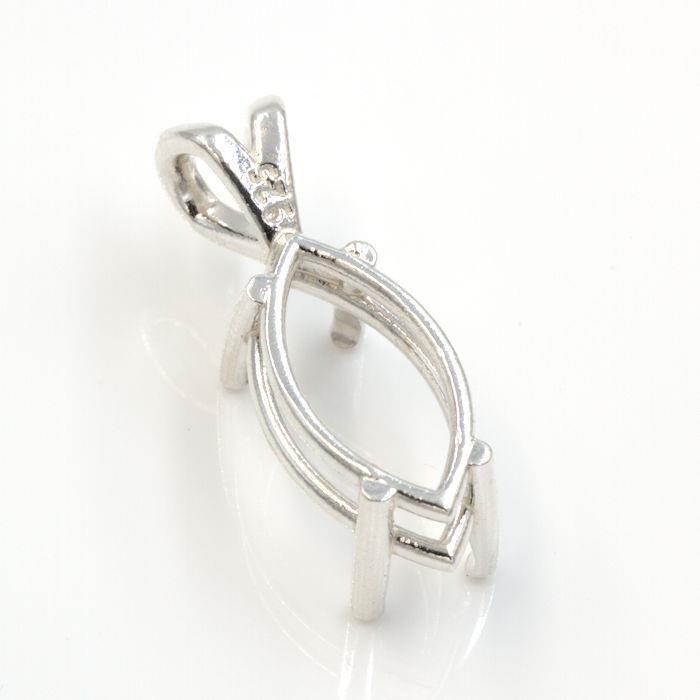 Marquise Pre-notched Pendant Mounting