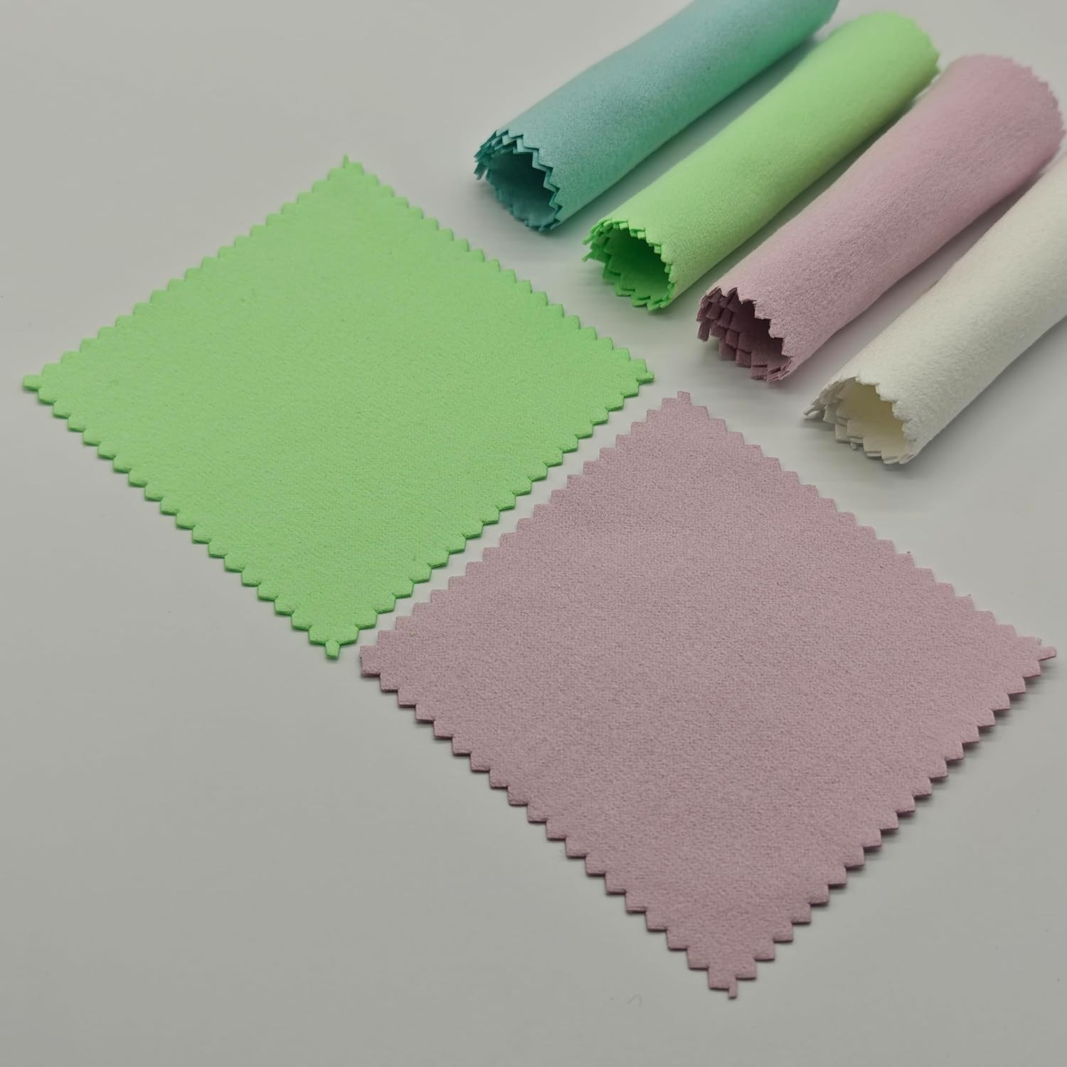 50pcs Silver Gold Platinum Jewelry Cleaning Polishing Cloth Easy Carry