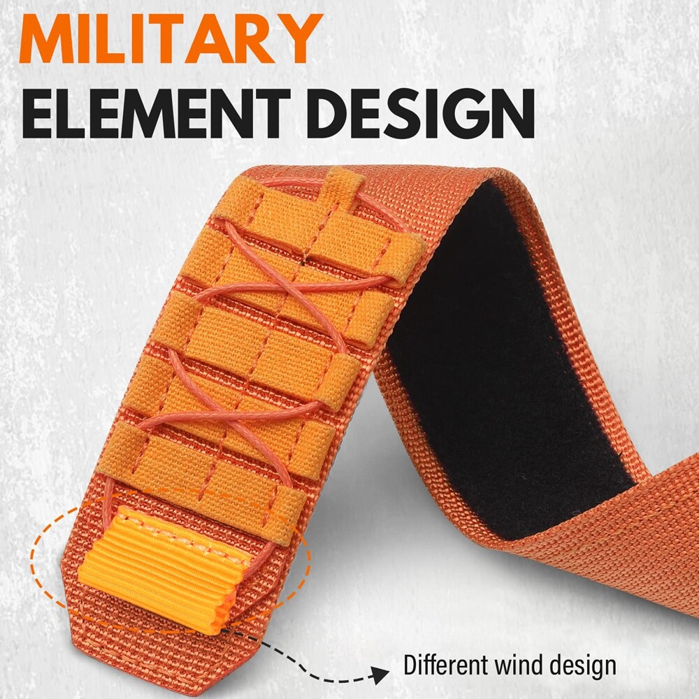 Rugged Nylon Band For Huami Amazfit Bip 5 GTS 4mini 2/2e GTR 3 Pro 42/47mm Strap