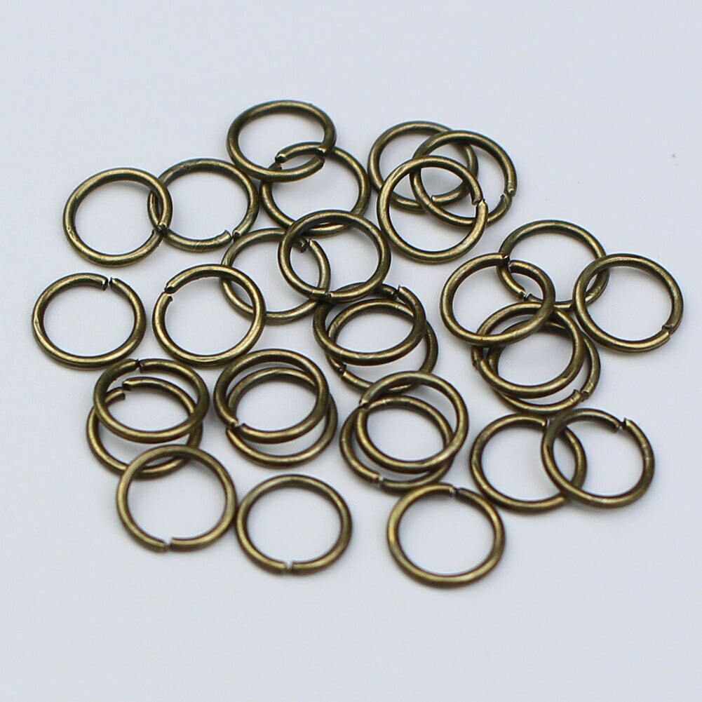 200pcs/lot 4 5 6 8 10 12 Jump Rings Connectors for Diy Jewelry Making Findings