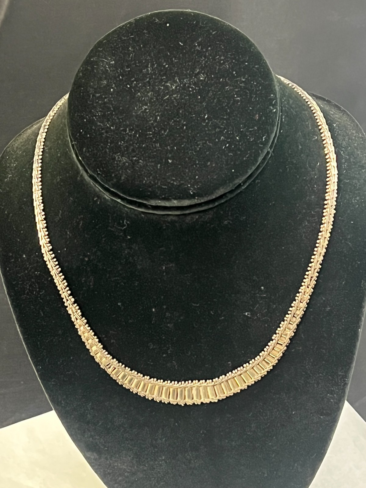VTG Sterling Silver Victorian Book Chain Necklace 17.75″ Length 22.4 grams Italy