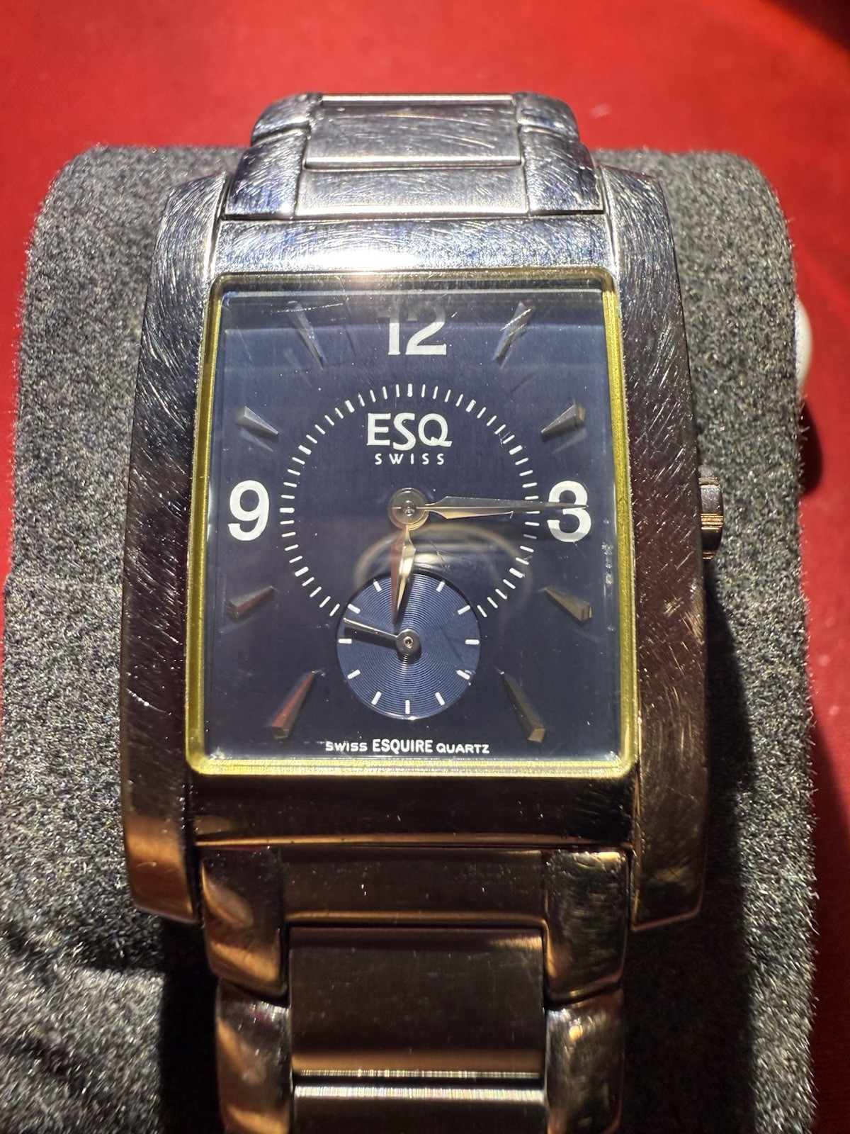 Men’s ESQ Venture Watch RARE With blue dial (300472)
