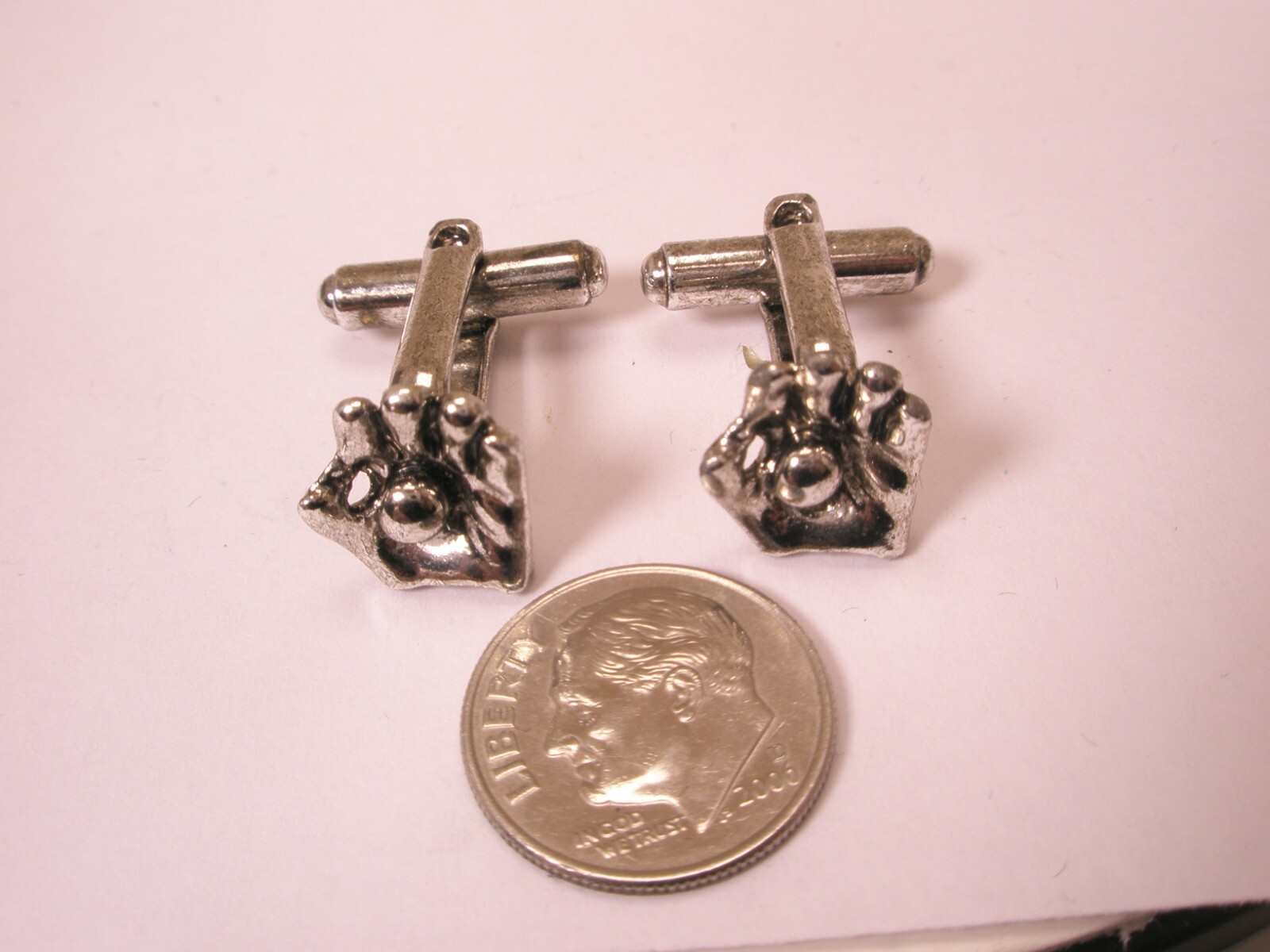 Baseball Mitt Glove & Ball Vintage Small Cuff Links mlb sports