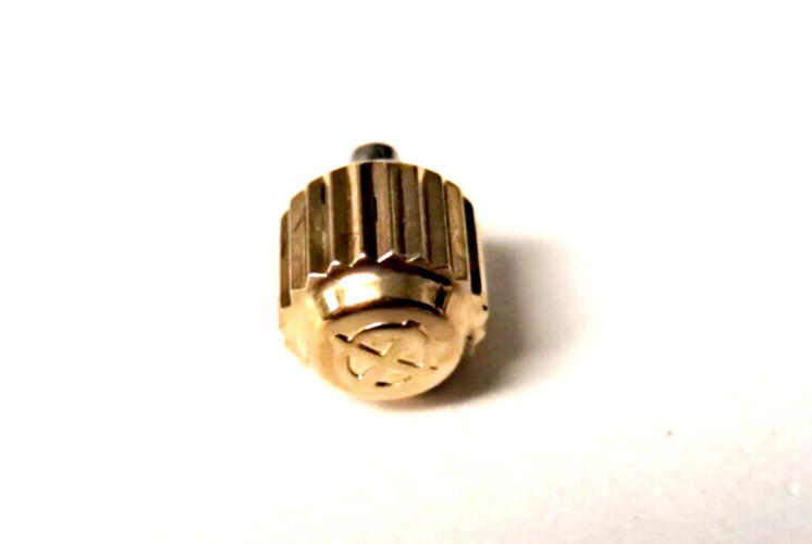 Zodiac CROWN Yellow 4.5mm screwdown type, for watch repair/parts