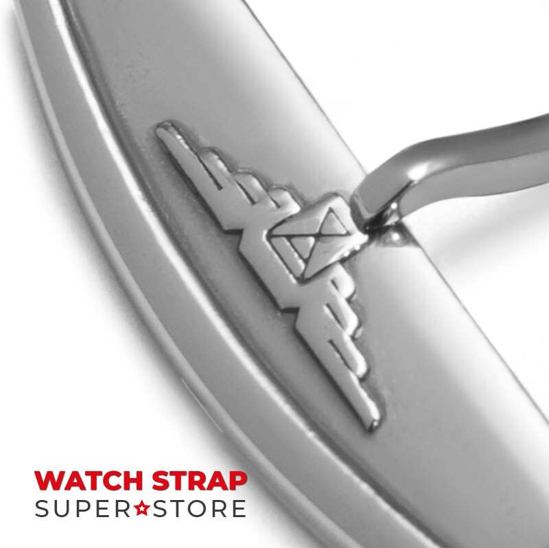 18mm for LONGINES SILVER Tongue Classic Buckle Leather Watch Strap Band Clasp