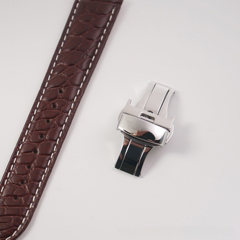 316L Stainless Steel Butterfly Deployment Clasp 18mm 20mm 22mm Watch Band Buckle