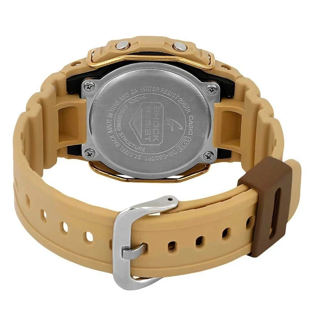 Casio G-SHOCK DW-5600PT-5DR Digital Men’s Watch Brown Resin Shock Resistant 200M