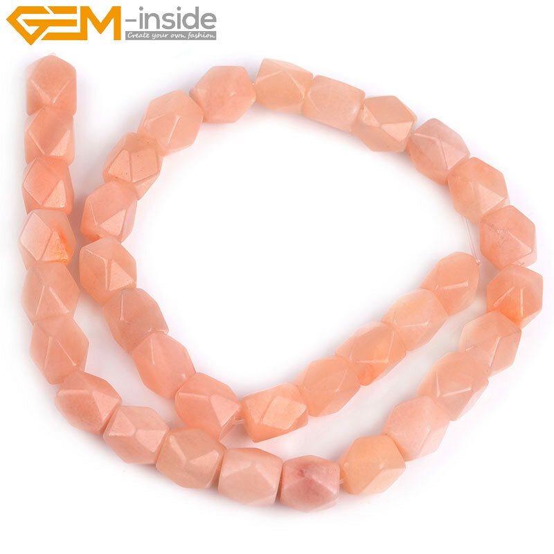 8-9×11-12mm Natural Gemstone Faceted Beads of Cambay Beads Jewelry Making 15″