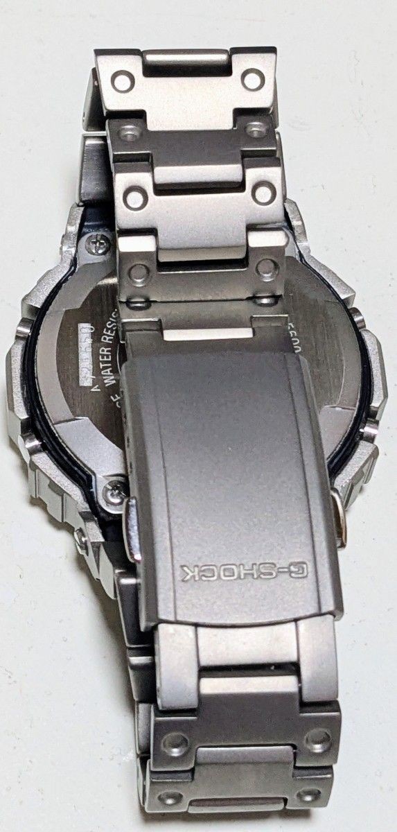 excellent condition G SHOCK GW B5600 blue full titanium radio solar mobile link