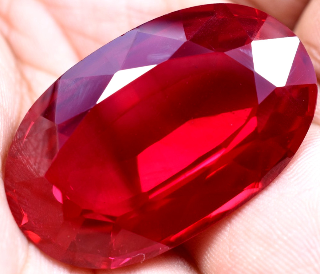 Natural 107.95 Ct Mogok Pink Huge Ruby Sparkling GGL Certified Loose Gemstone