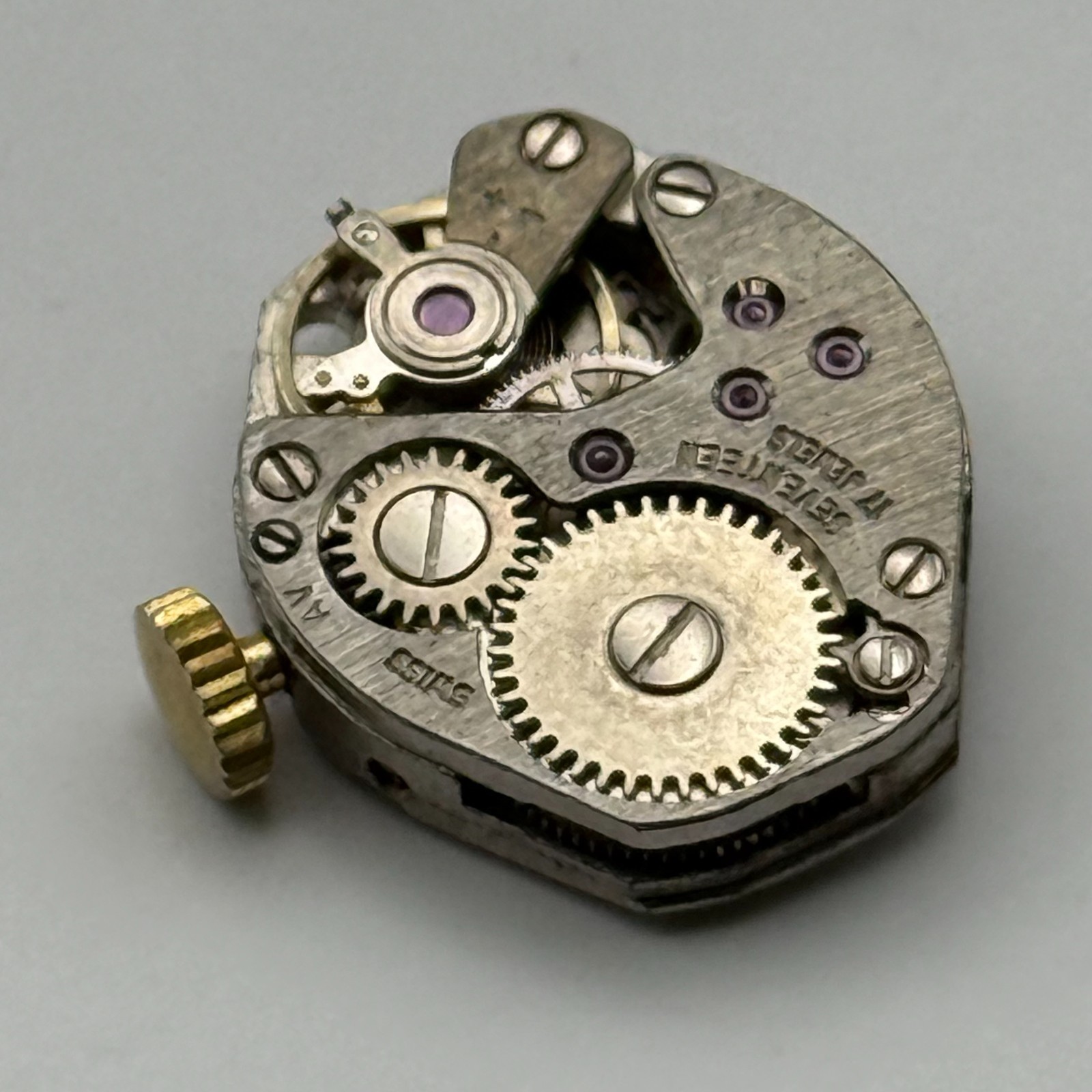 FHF 69-21 Watch Movement Regency Swiss 17 Jewels Manual Wind Parts Repair 15.3mm