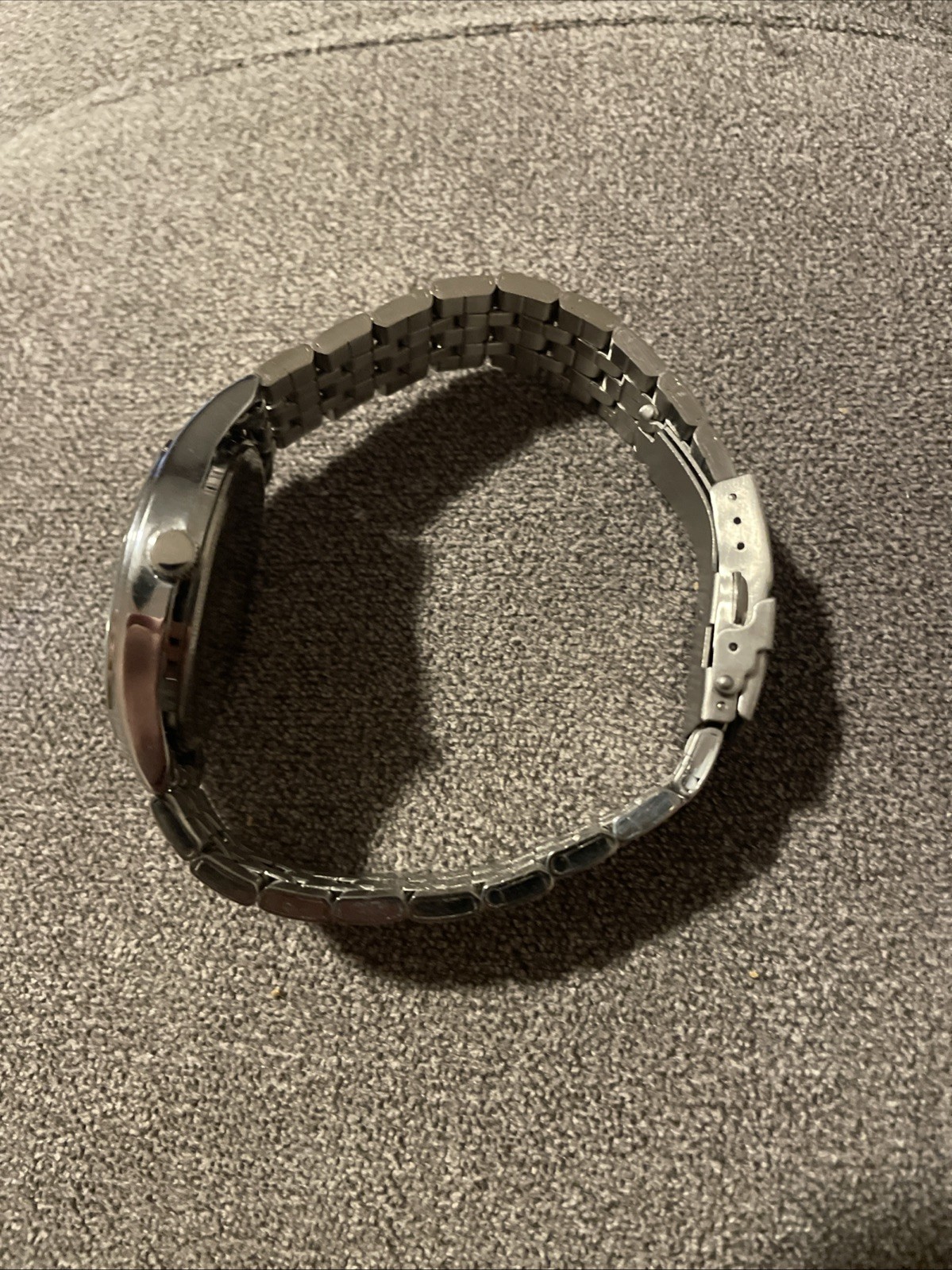 STAUER 35713 3ATM SL28 WATCH SILVER BLUE DIAL – Needs New Battery
