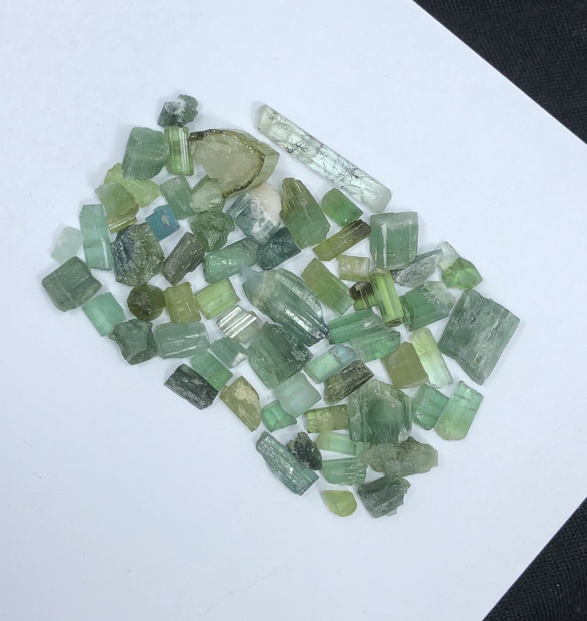 38 Carat Faceted Quality Natural Tourmaline Rough Lot from AFG Loose Gemstone