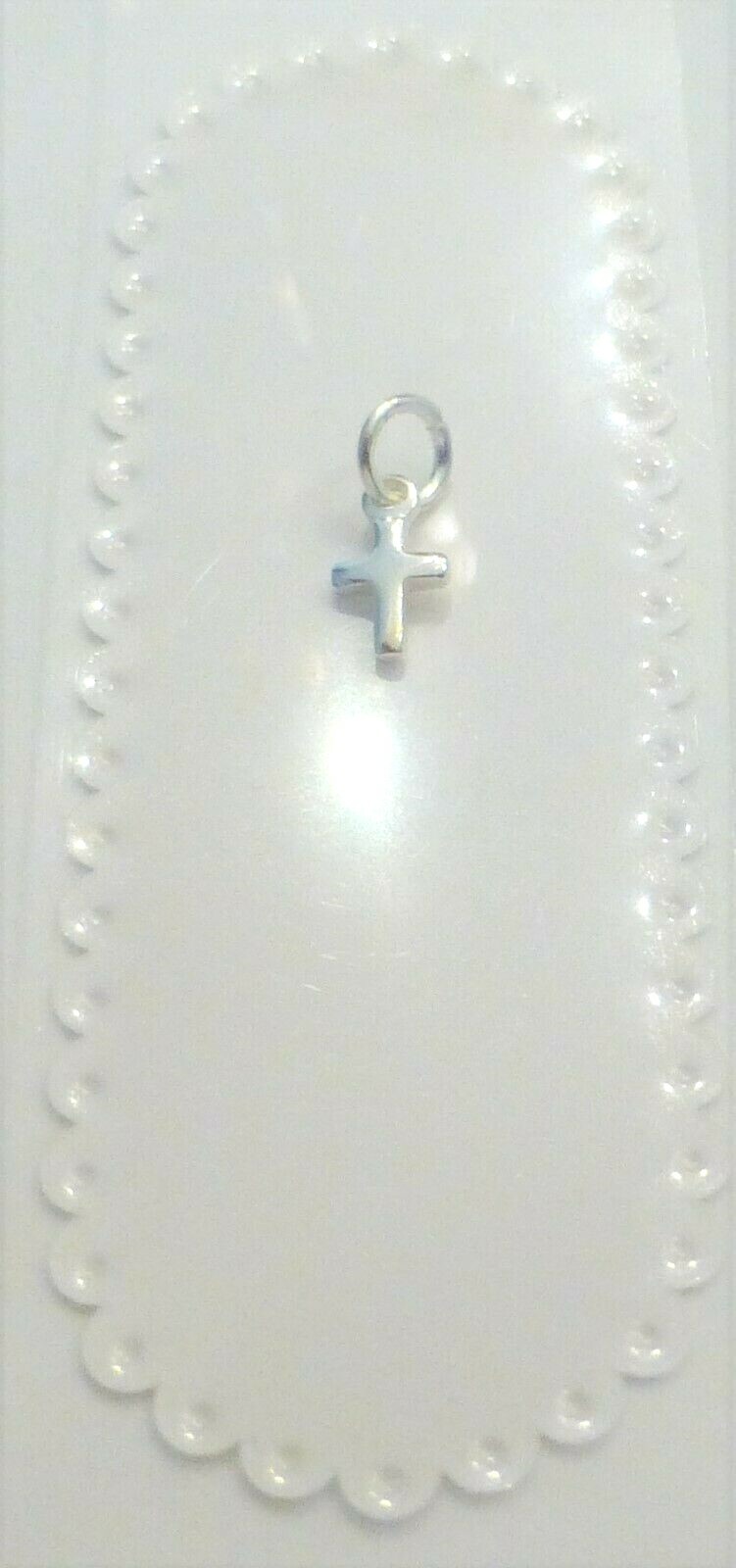 Small Tiny Cross Pendant Charm Minimalist Please Choose Color.