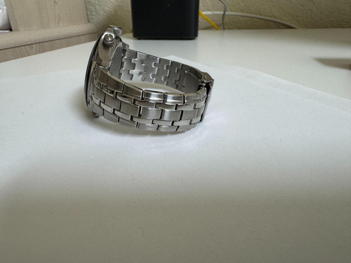 NOS Jacques Lemans F1 Digital Analog stainless steel watch 44mm