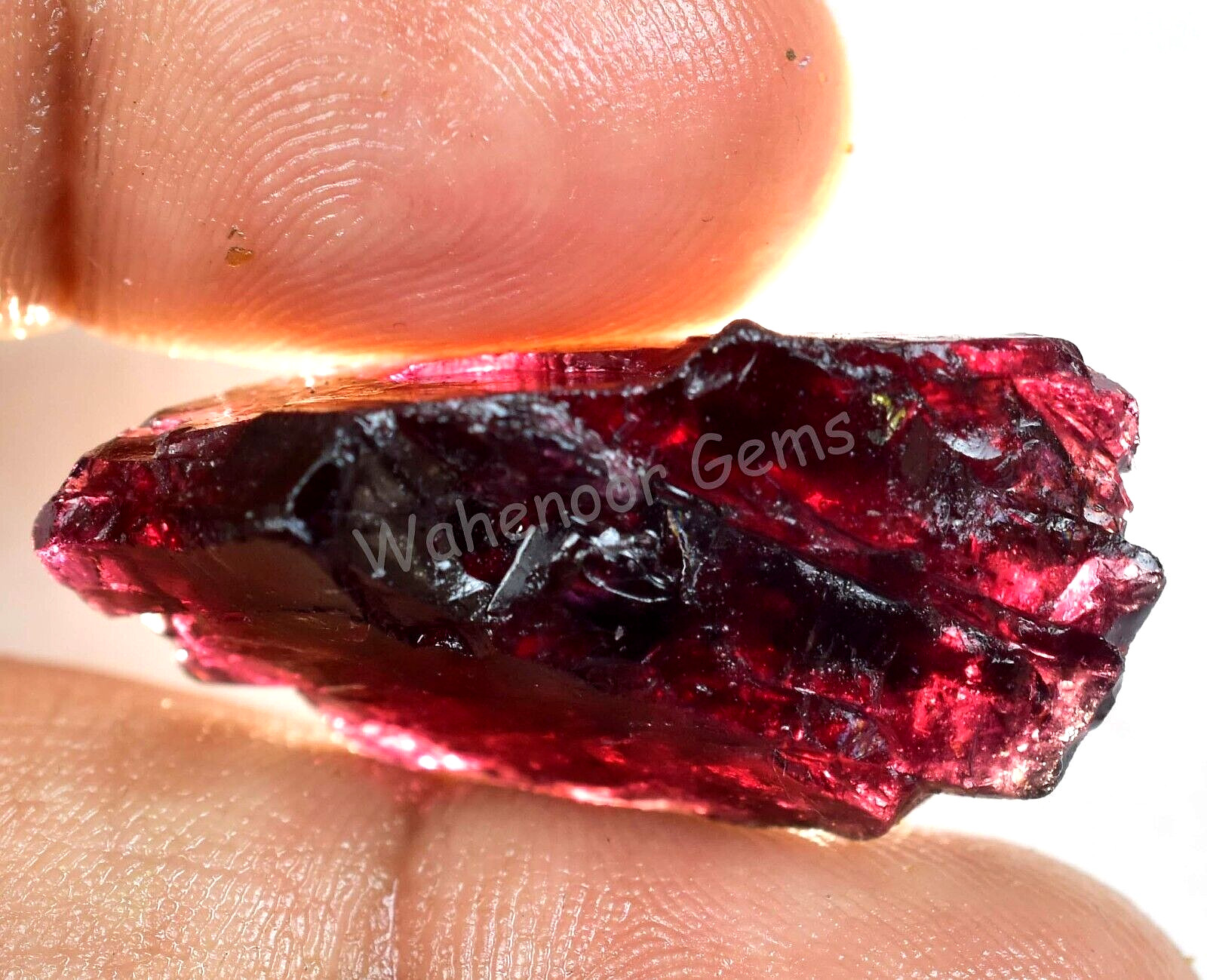 45.00 Ct Natural Red Brown Painite Rough Facet Top Quality Mogok AGL Certified