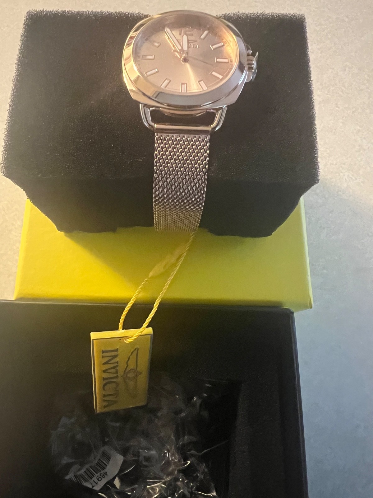 Invicta Men’s 27454 Angel Quartz Chronograph Rose Gold Dial Watch
