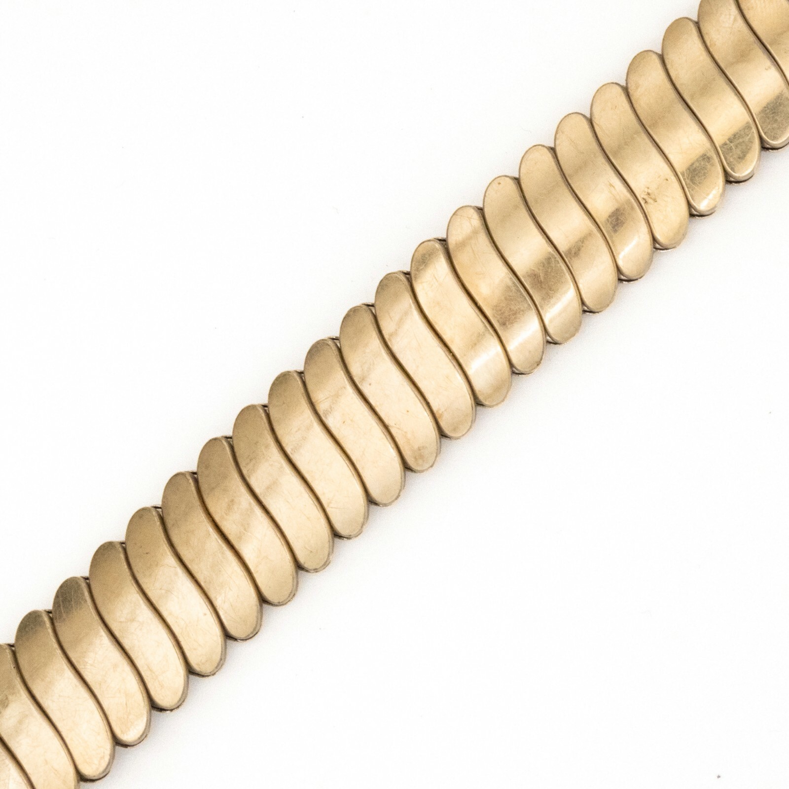 Vintage Flex-Let 15.9 mm gold filled wristwatch expansion bracelet