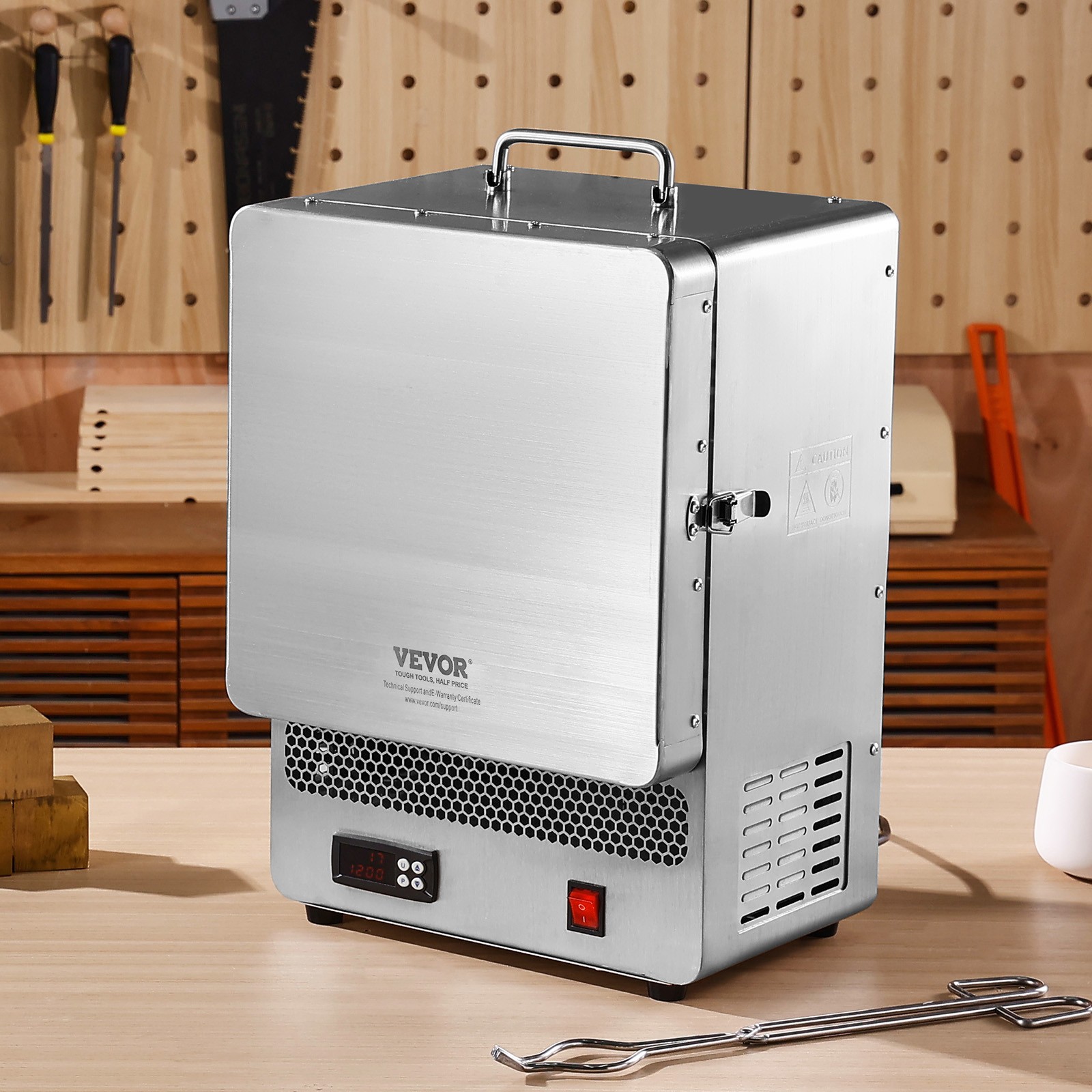 VEVOR Tabletop Kiln Melter Electric Kiln 1500W 2192℉ for Wax Casting Clay DIY