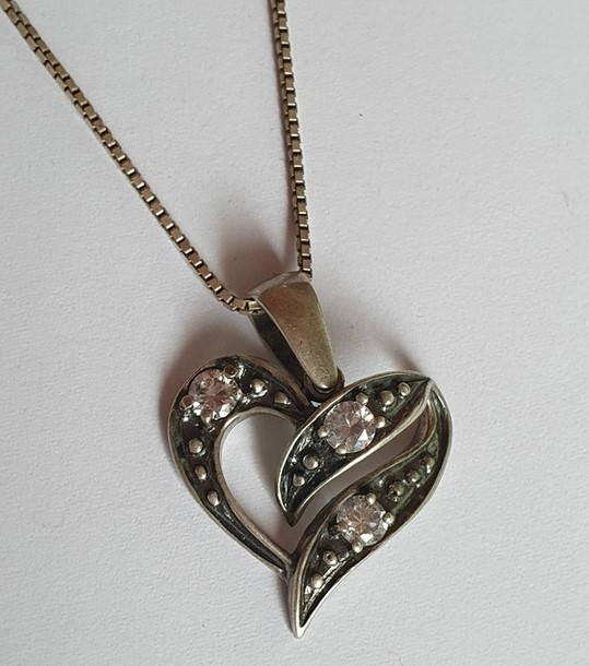 Vintage Necklace sterling silver 925. Сhain length 50 cm. Weight 7.36 g.
