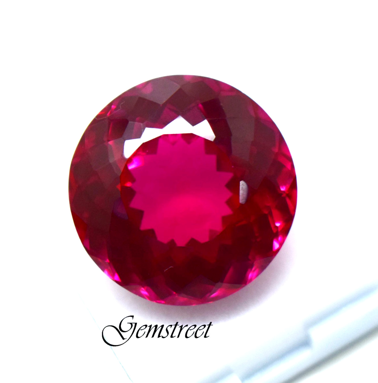 40.85 Ct Natural Pink Spinel Round Cut Certified Loose Gemstone Myanmar Origin