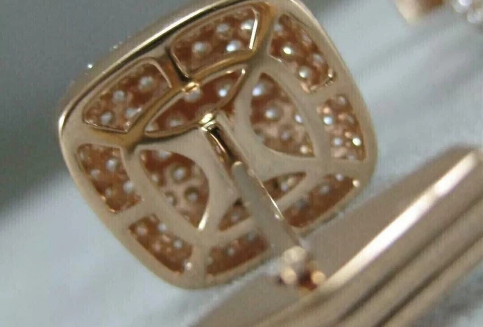 5CT Round Cut Lab Created Diamond Men’s Wedding Cufflinks 14K Yellow Gold Plated